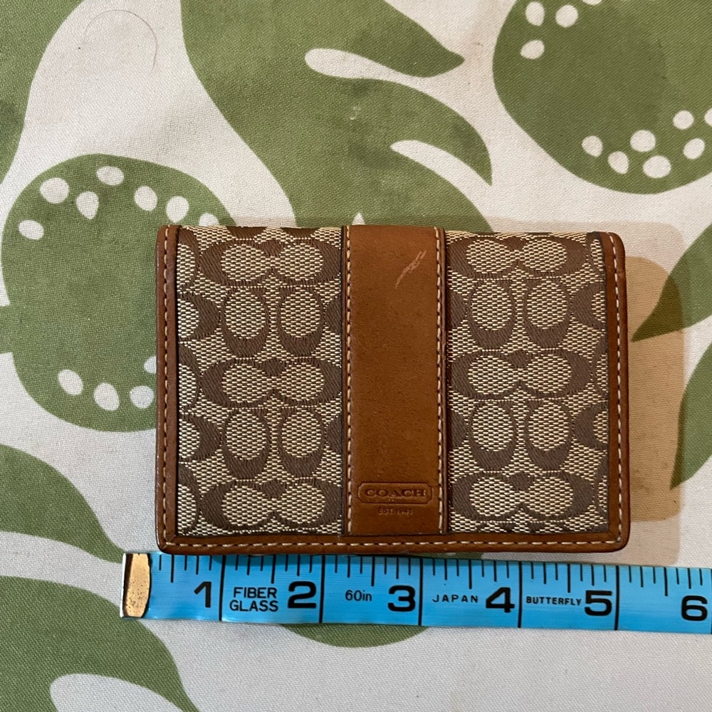 Coach card wallet